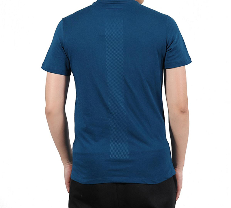 Мужская футболка adidas Run It Tee Soft (синий) — фото 4