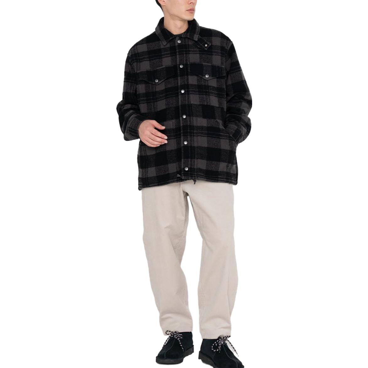 Мужская куртка nanamica x THE NORTH FACE (в клетку) — Коричневый — фото 2