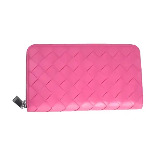Bottega Veneta Lambskin Wallet Women's Pink