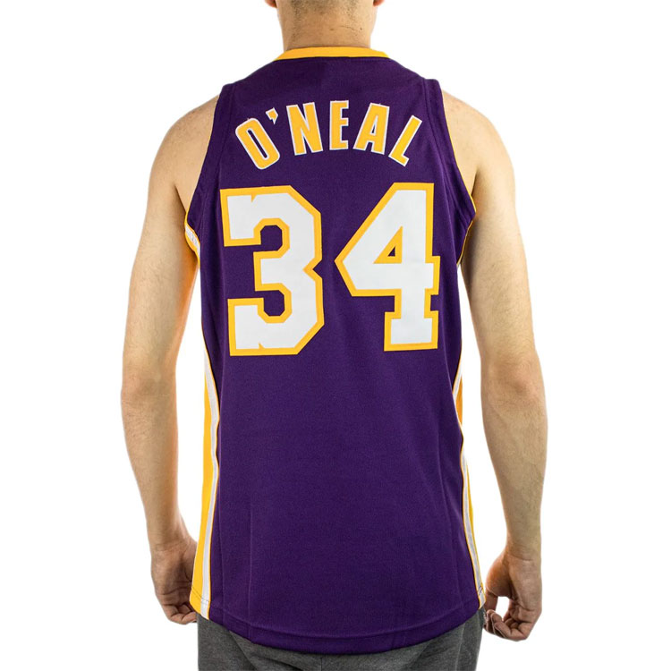 Mitchell Ness «NBA La Lakers 2001 Shaquille O’Neal» Swingman jersey