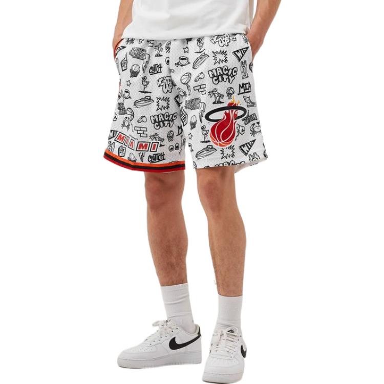 Mitchell Ness Basketball Shorts Men’s White