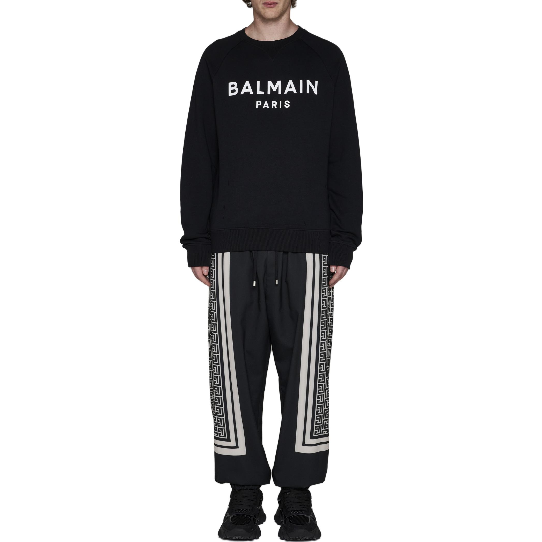 Мужские штаны BALMAIN (черные) — фото 3