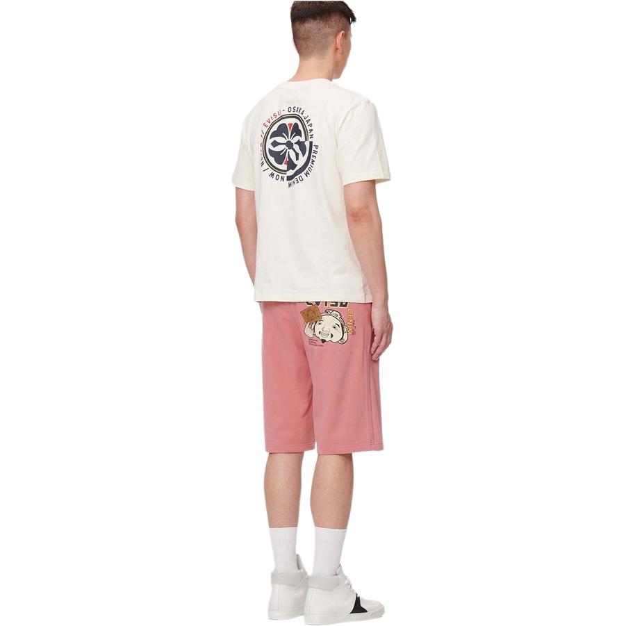 EVISU Sports Shorts Men’s Mid Pink Moderate