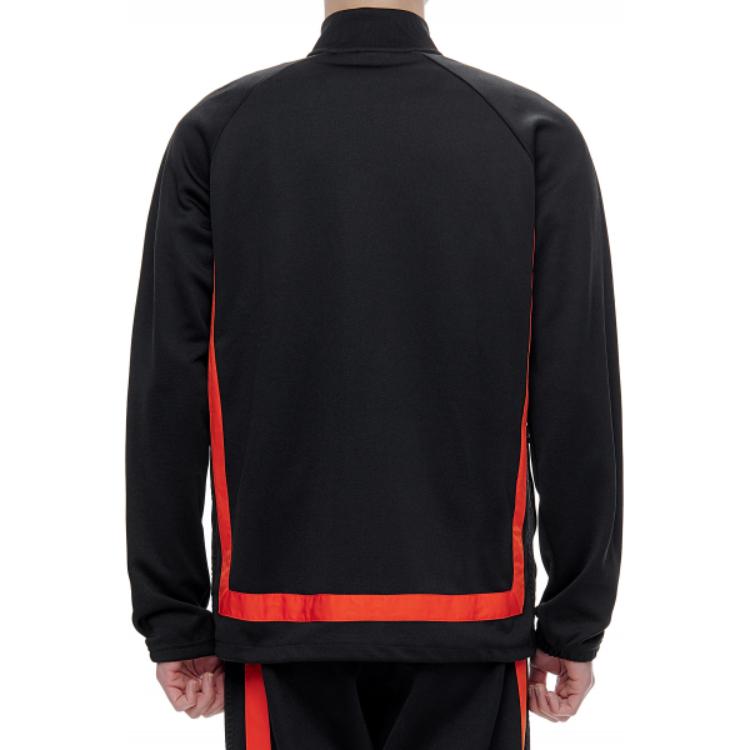 Мужская куртка adidas originals Warmup Tt (черно-оранжевый) — фото 4