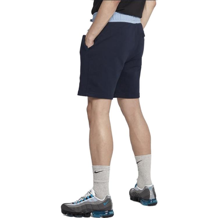 Мужские шорты Nike Sportswear French Terry (черно-синий) — фото 5