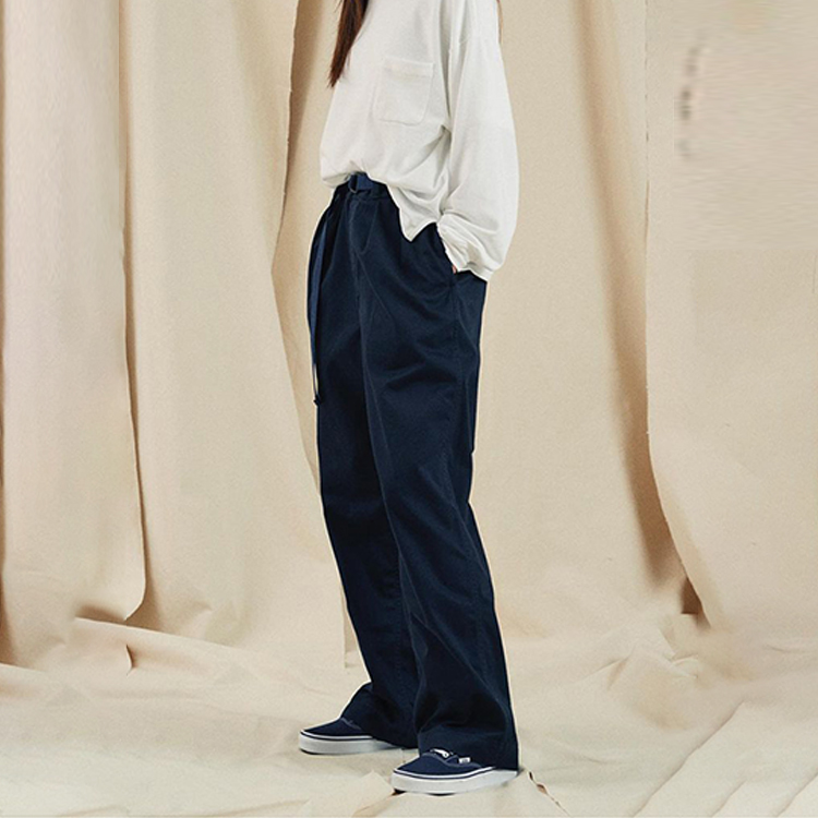 Штаны nanamica SS22 Double Pleat Pants (хаки) — фото 8