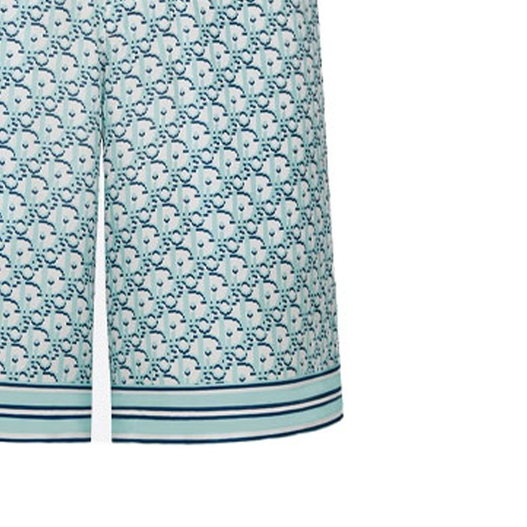 Мужские шорты Dior Monogram Shorts (синие) — фото 7