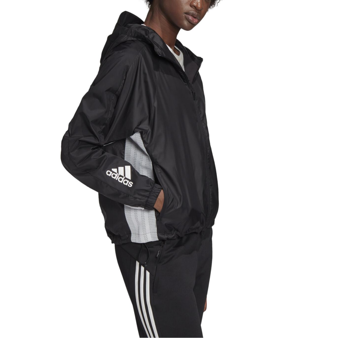 Женская куртка adidas W.N.D. (черная) — фото 4