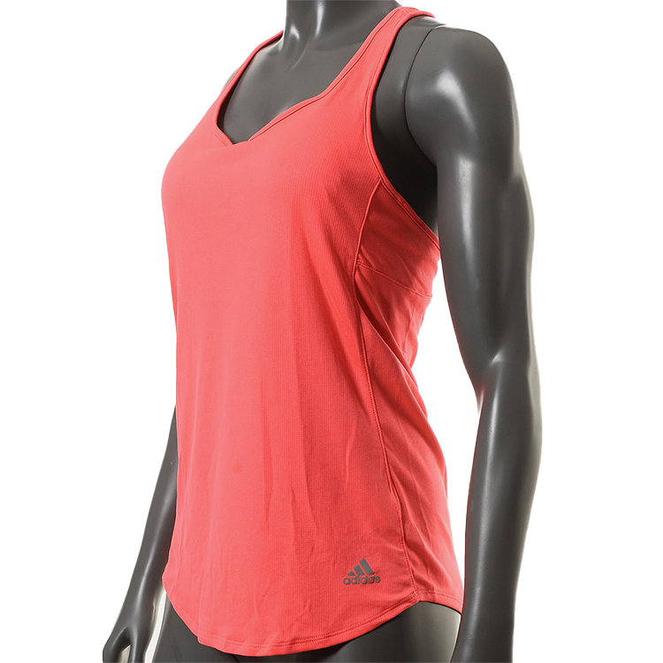 Женская футболка adidas Otr Tank W (черно-красная) — фото 3