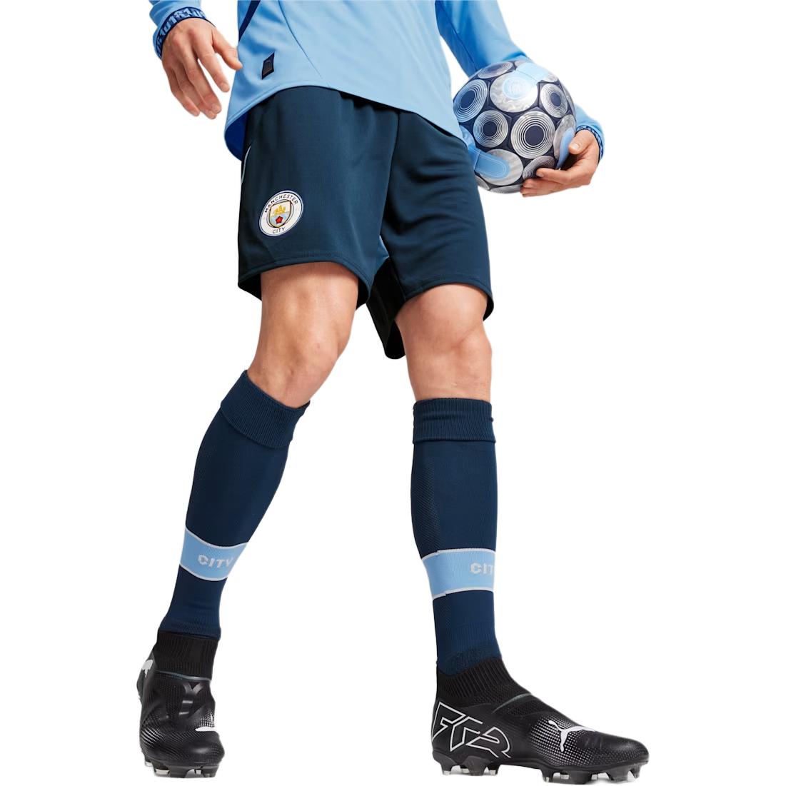 PUMA Manchester City 24/25 Shorts Men Sports Shorts Men’s Ocean Blue
