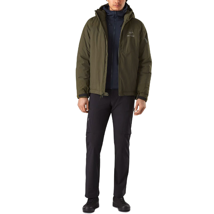Мужская куртка Arcteryx Kappa Hoody (черная) — фото 4