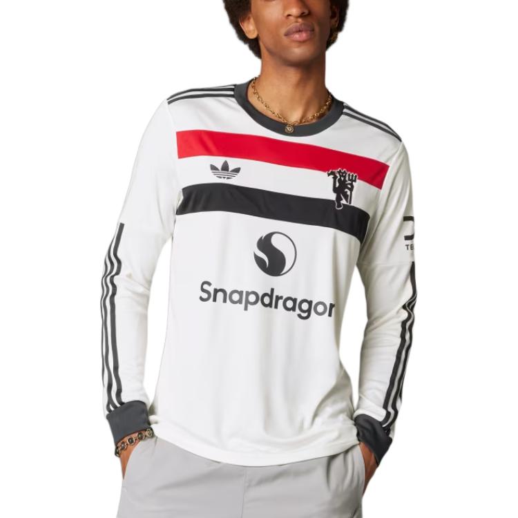 Adidas Originals Free Shipping With AdiClub Manchester United 24/25 Long Sleeve Third Jersey
