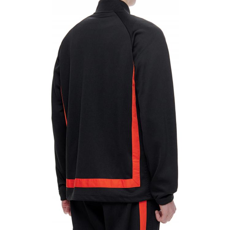 Мужская куртка adidas originals Warmup Tt (черно-оранжевый) — фото 6