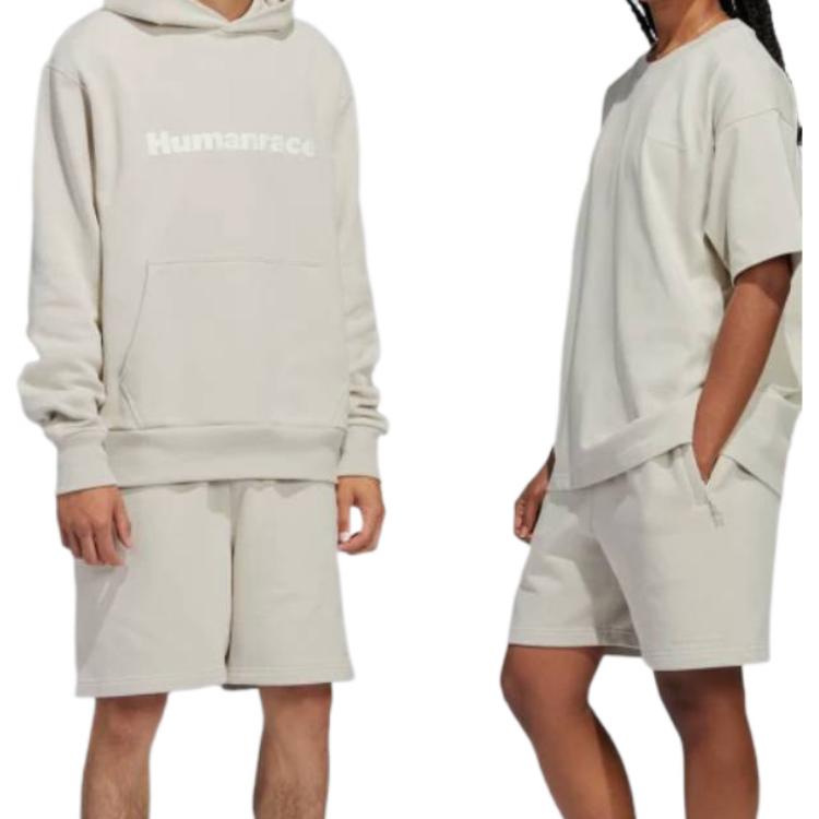 Adidas Originals Pharrell Williams Sports Shorts Unisex Beige Gray Moderate