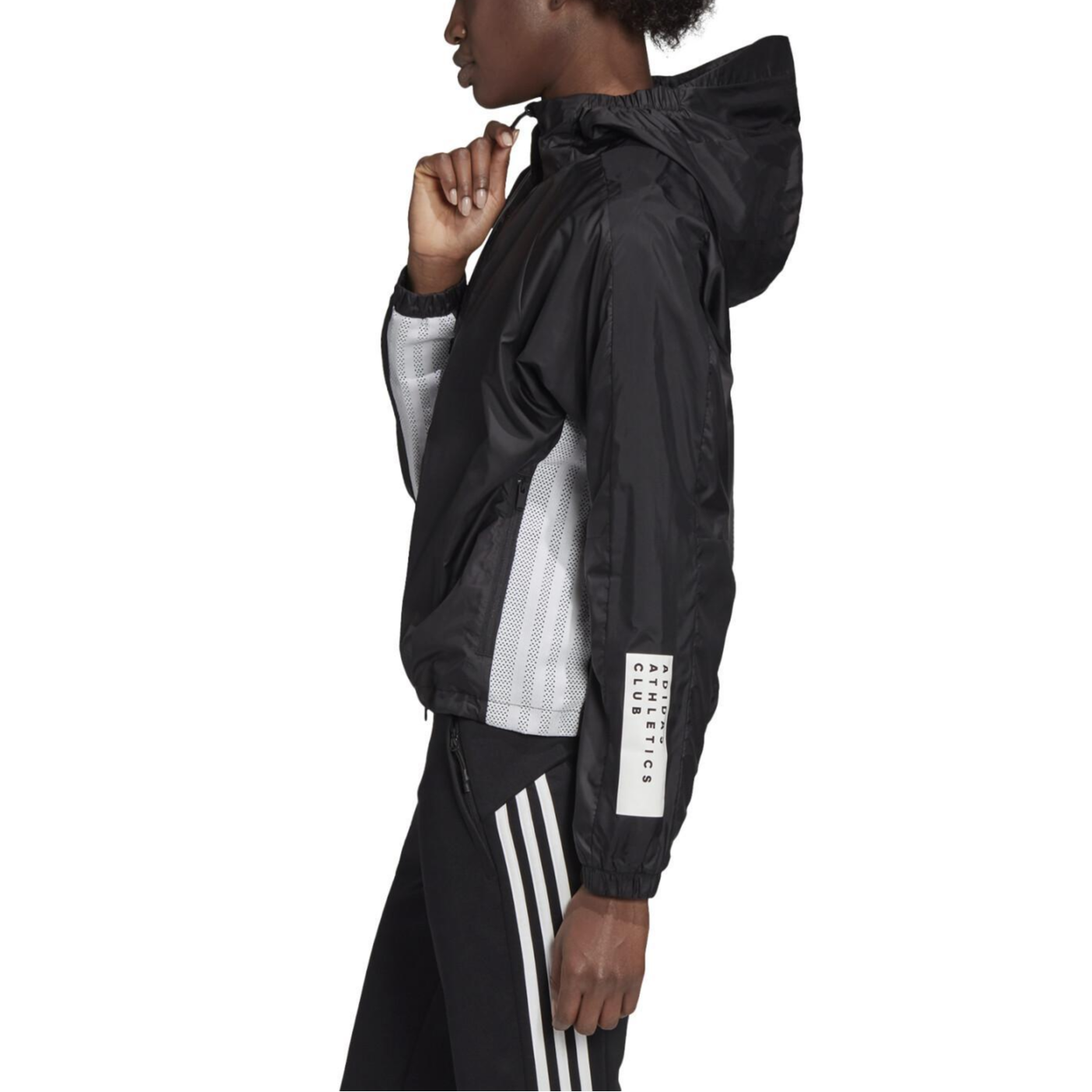 Женская куртка adidas W.N.D. (черная) — фото 5