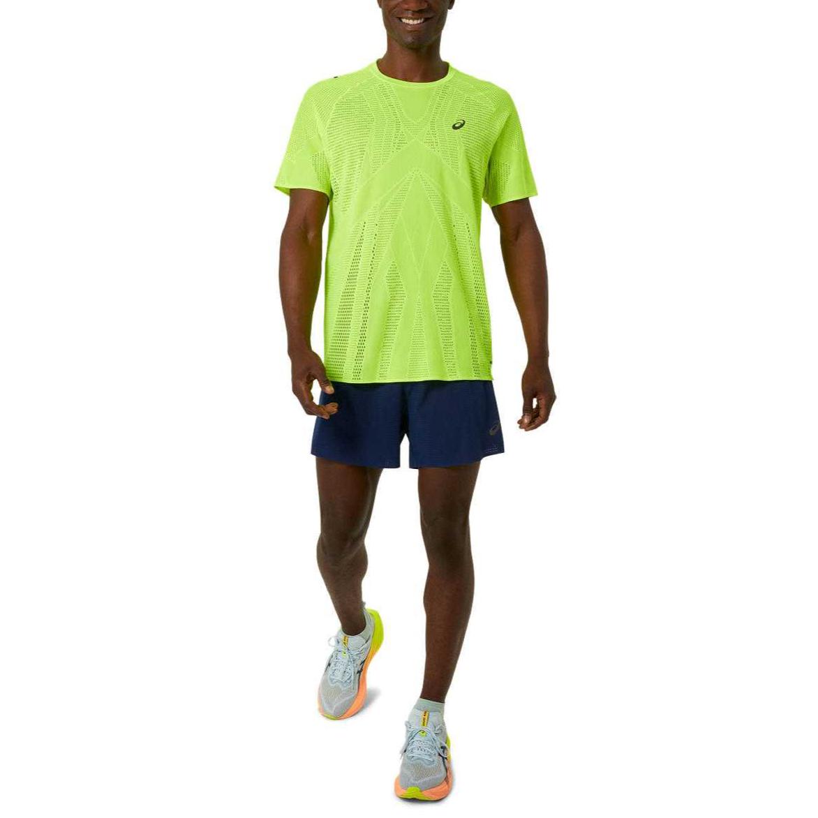 ASICS METARUN SS TOP Running T Shirt Men’s Yellow