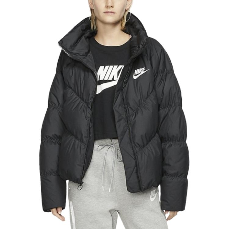 Женская куртка Nike Sportswear V (черная) — фото 4