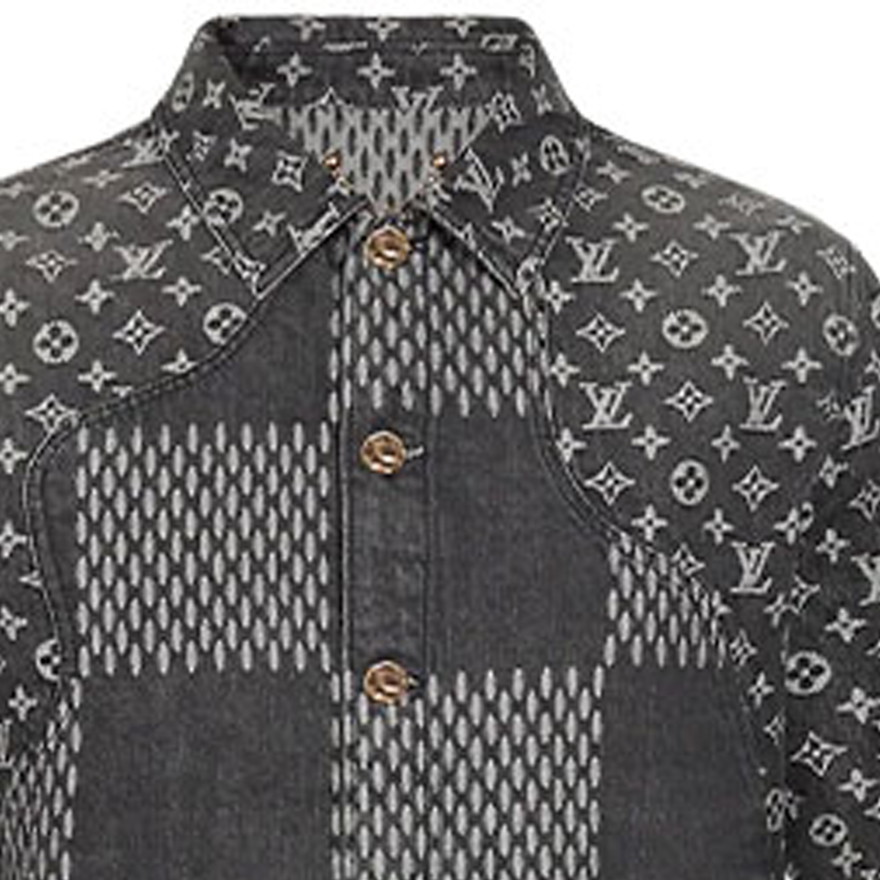 Мужская куртка Louis Vuitton LOUIS VUITTON × nigo LV2 (черный) — фото 5