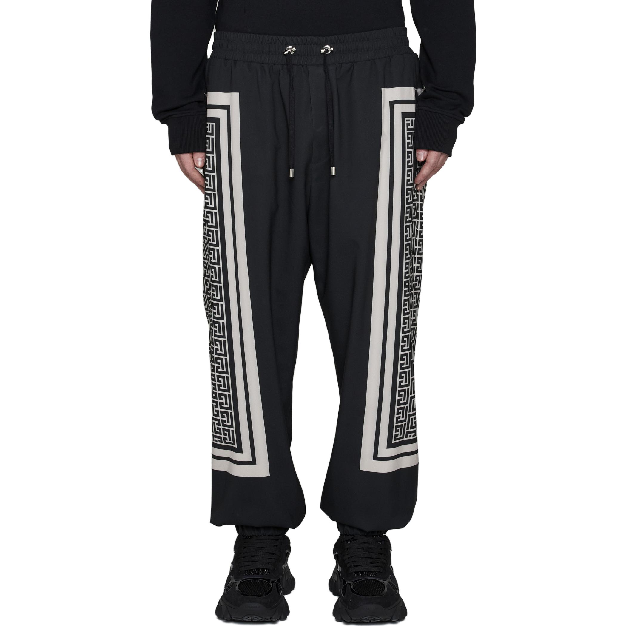 Мужские штаны BALMAIN (черные) — фото 4