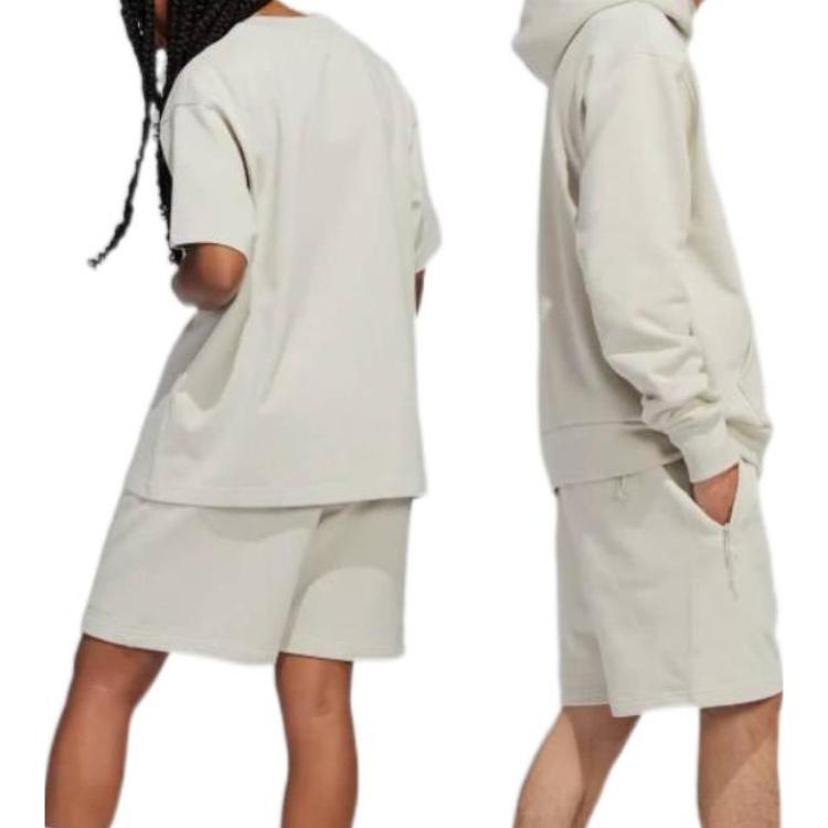 Adidas Originals Pharrell Williams Sports Shorts Unisex Beige Gray Moderate