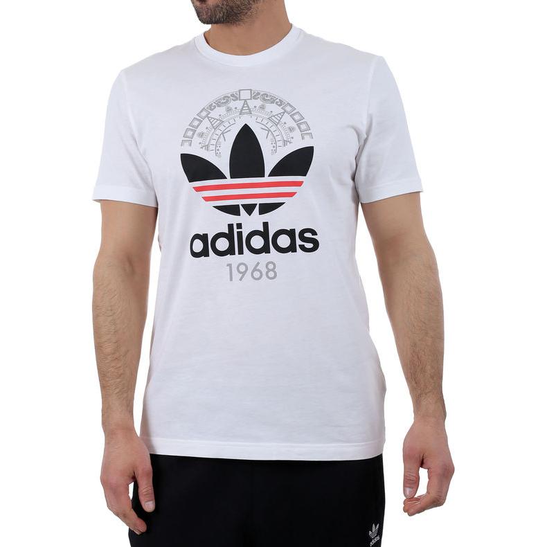 Мужская футболка adidas Trefoil (белая) — фото 2
