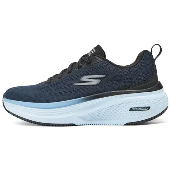 Skechers Women's GO Series Anti Slip Wear Resistant Low Top Running Shoes Women's Black Blue