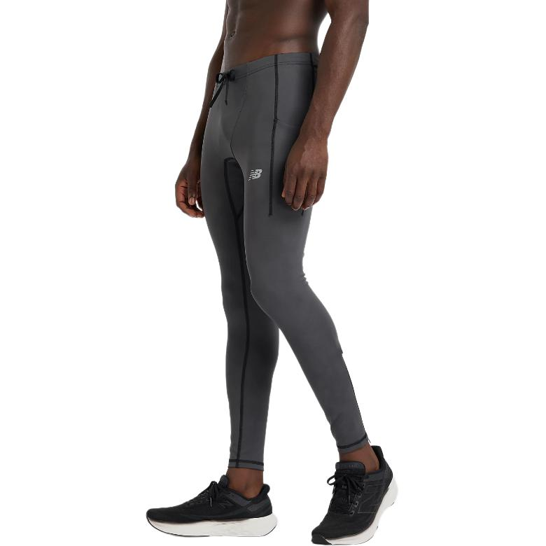 New Balance Athletics Reflective Warming Pocket Tight Sports Pants Men’s Gray
