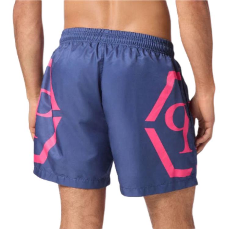 Philipp Plein logo-print swim shorts