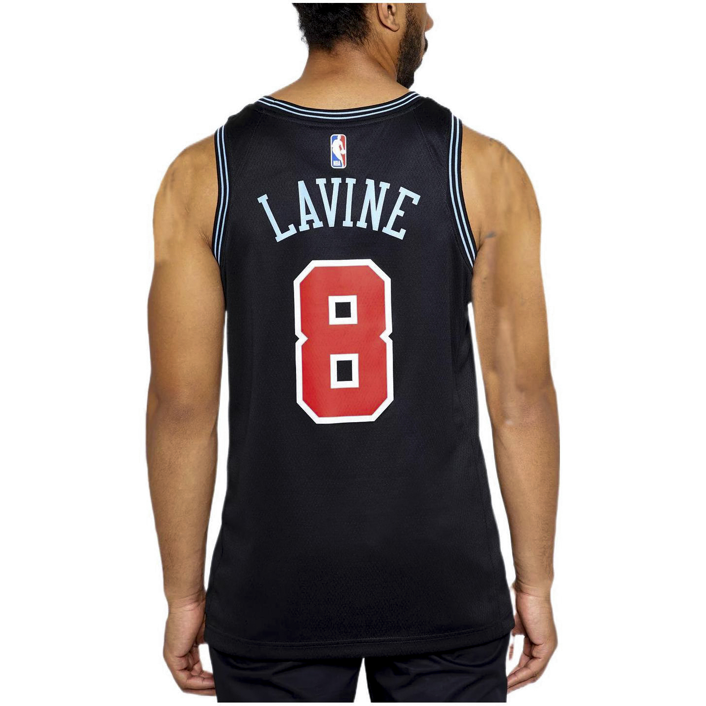 Nike Basketball Jerseys Men’s Black Moderate Straight Fit