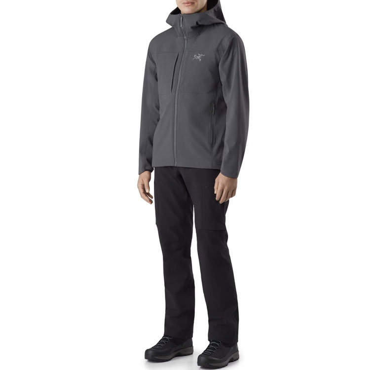 Мужская куртка Arcteryx Gamma MX Hoody (черные) — фото 18