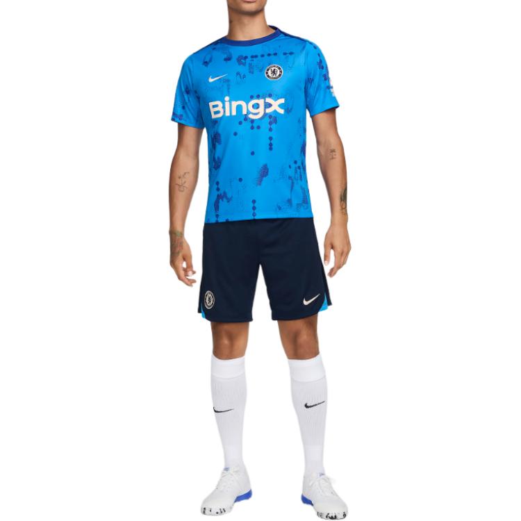 Nike Chelsea Fc Academy Pro Men’s Nike Dri FIT Soccer Short Sleeve Pre Match Top