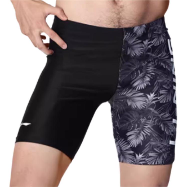 Li Ning Swimming Shorts Men’s Tropical Rainforest Black