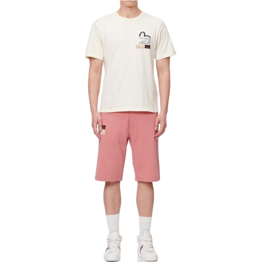 EVISU Sports Shorts Men’s Mid Pink Moderate