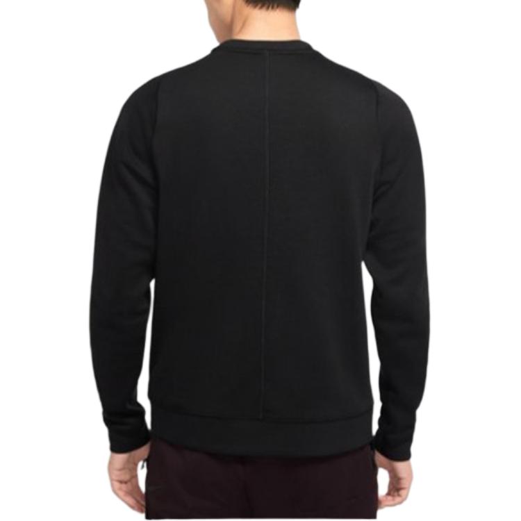 Мужская футболка Nike Asm Nk Dry Top Ls Flc Project T (черная) — фото 4