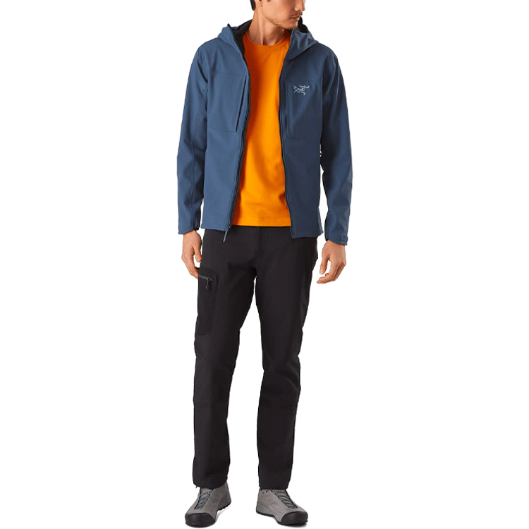Мужская куртка Arcteryx Gamma MX Hoody (черные) — фото 9