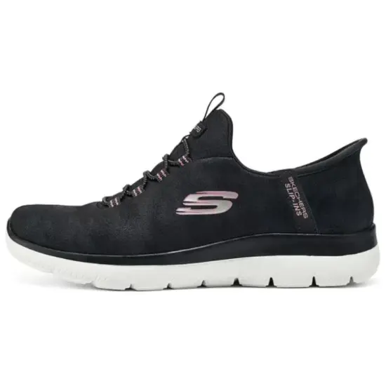 Skechers Sport Casual Shoes Women's Low-Top Black Pink
