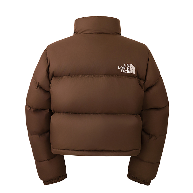 Женский пуховик The North Face Nuptse FW24 (коричневый) — фото 2