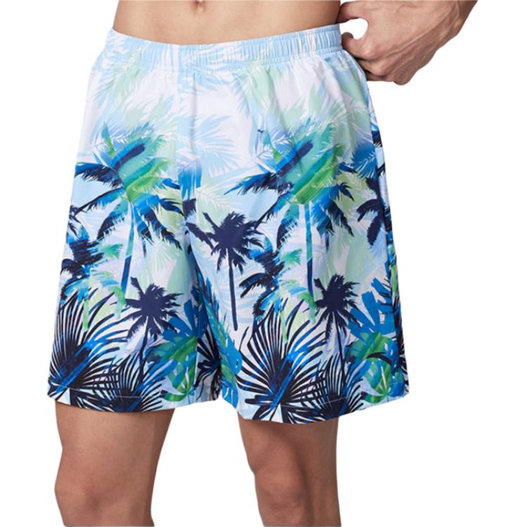 Anta Swimming Shorts Men’s Coconut Tree Green