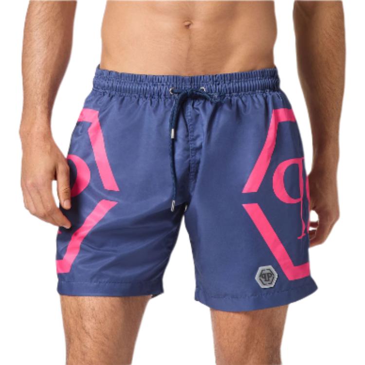 Philipp Plein logo-print swim shorts