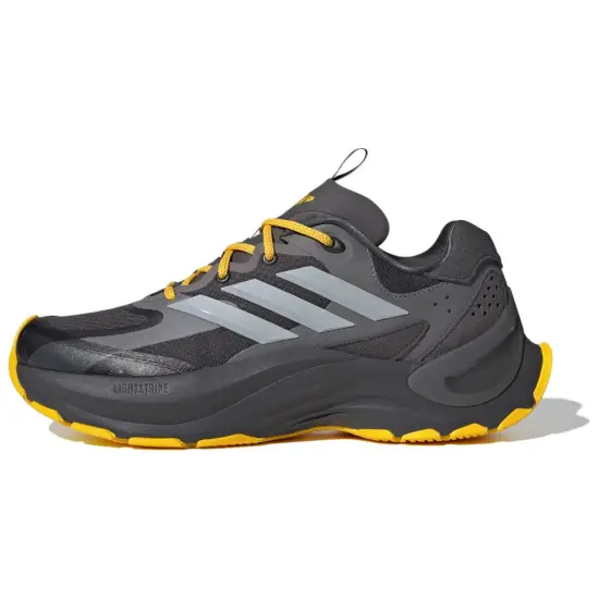 Adidas Maxxwavy Chunky Sneakers Unisex Low-Top Dark Gray/Yellow