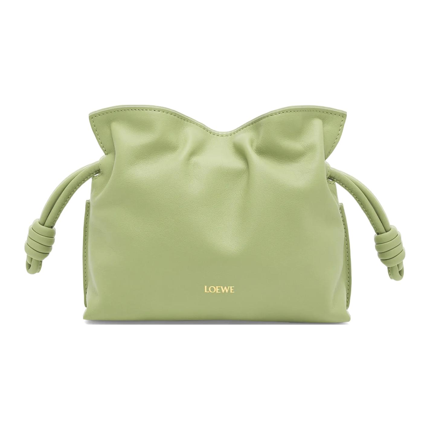 Женская сумка LOEWE Flamenco (бежевая)
