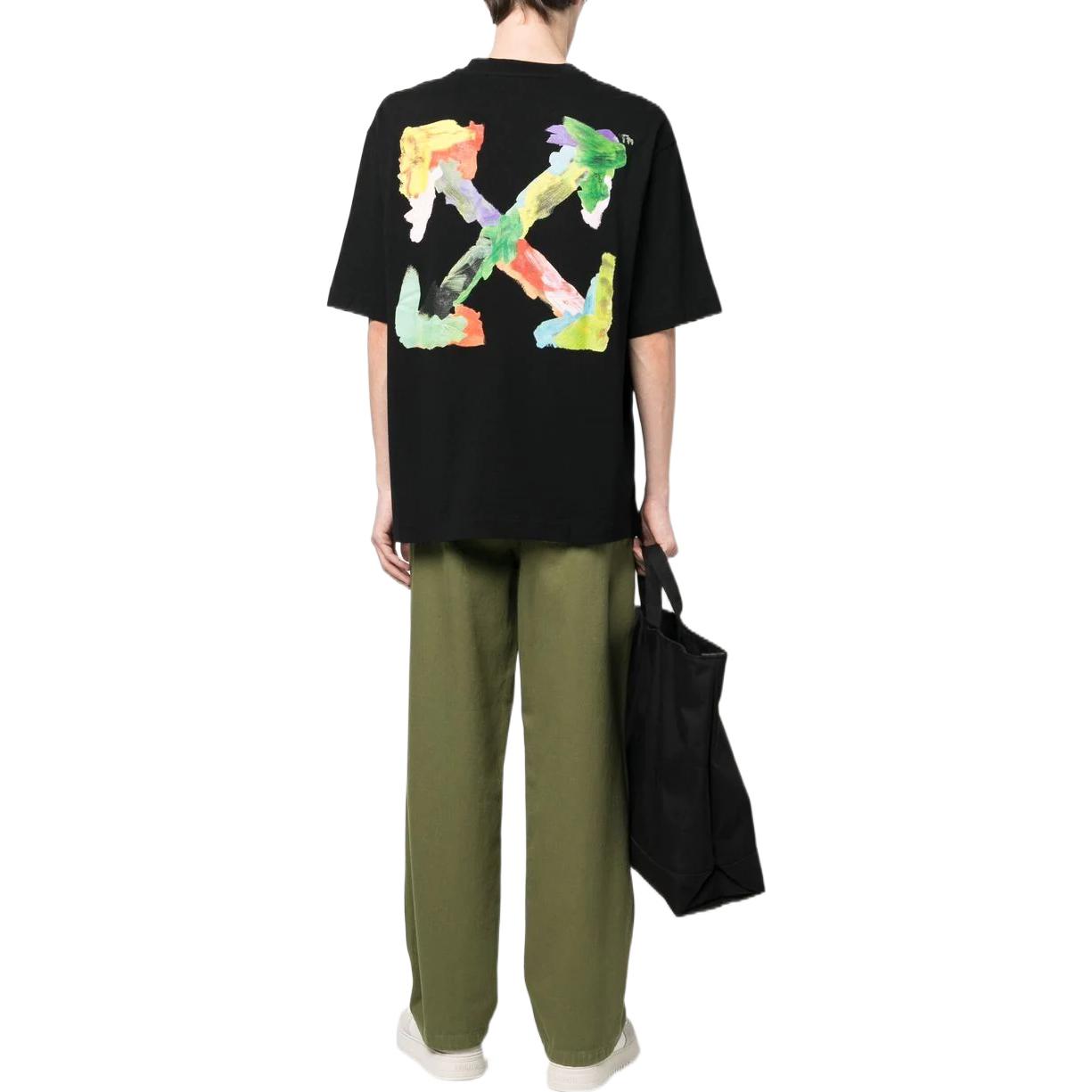 Мужская футболка OFF-WHITE T (черный) — фото 3