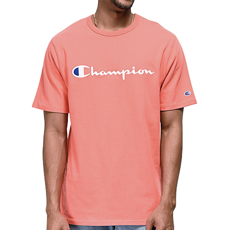 Футболка Champion T (оранжево-красная) — фото 2