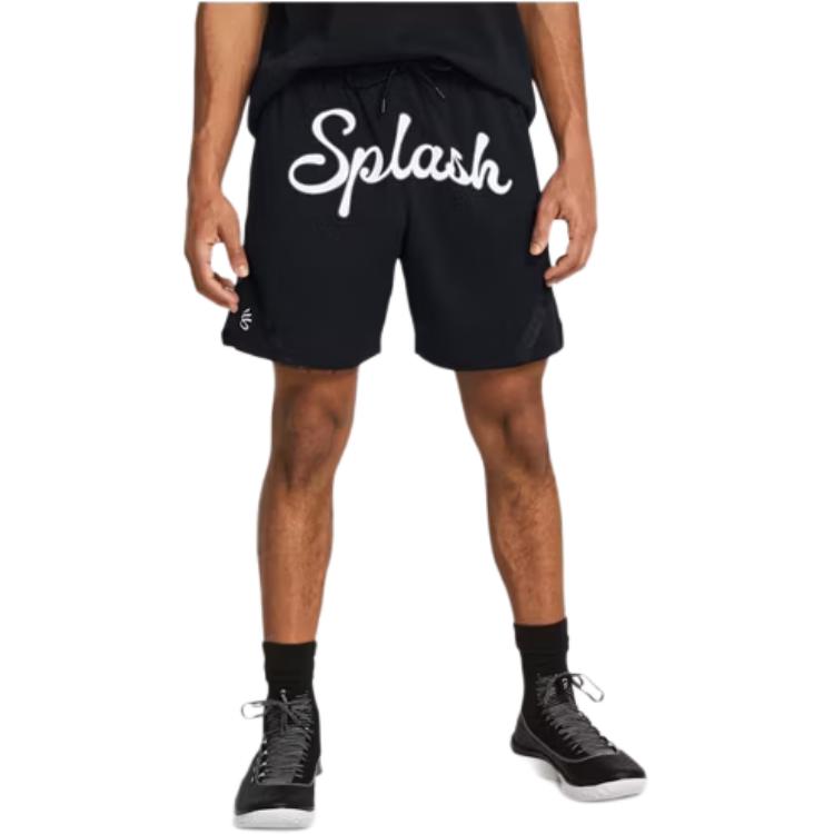 Under Armour Curry Mesh Sports Shorts Men’s Black