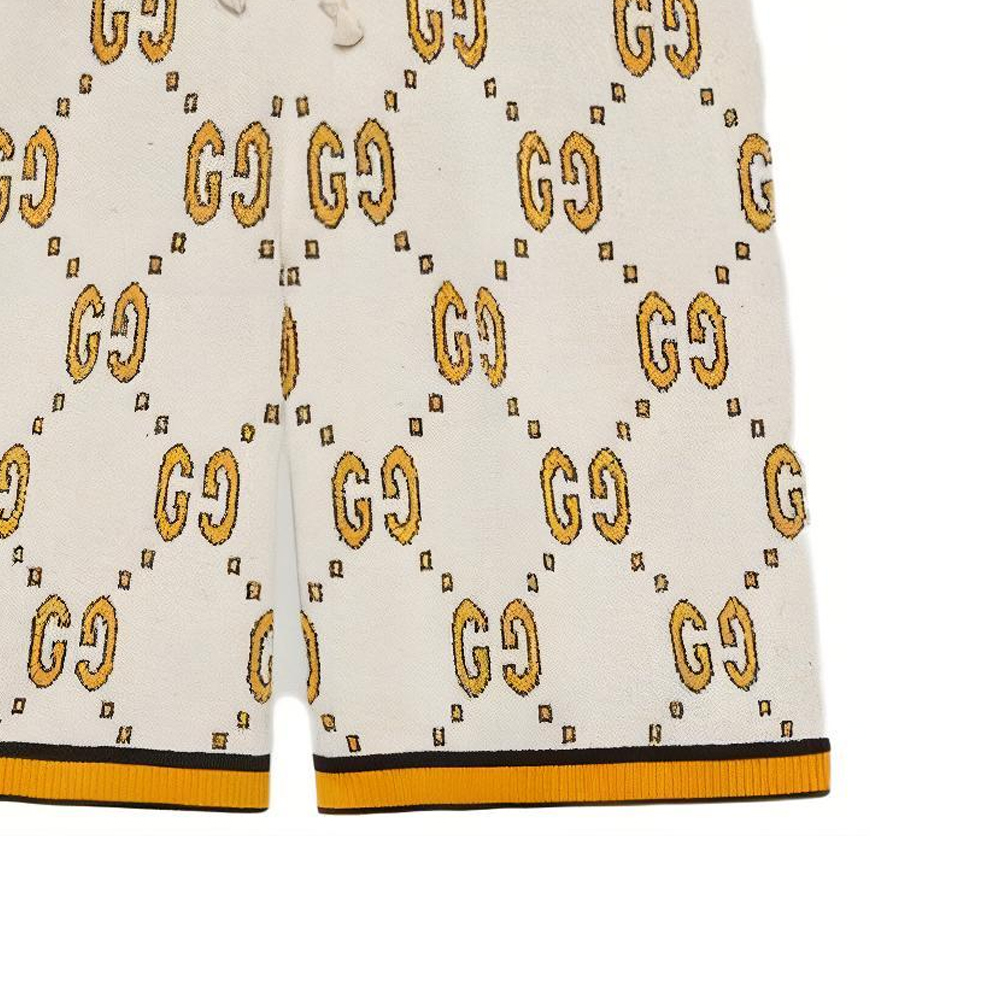 Мужские шорты Gucci (желтые) — фото 6