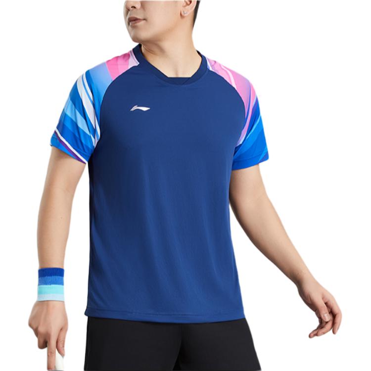 Li Ning Badminton Jersey Men’s Navy Blue