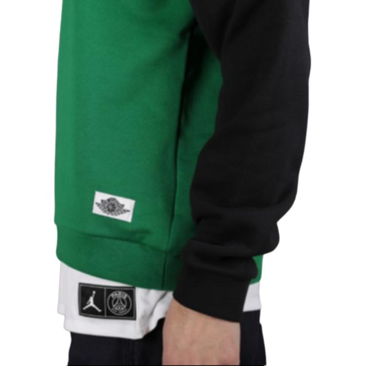 Мужское худи Jordan Wings Classic Crew (зеленое) — фото 4