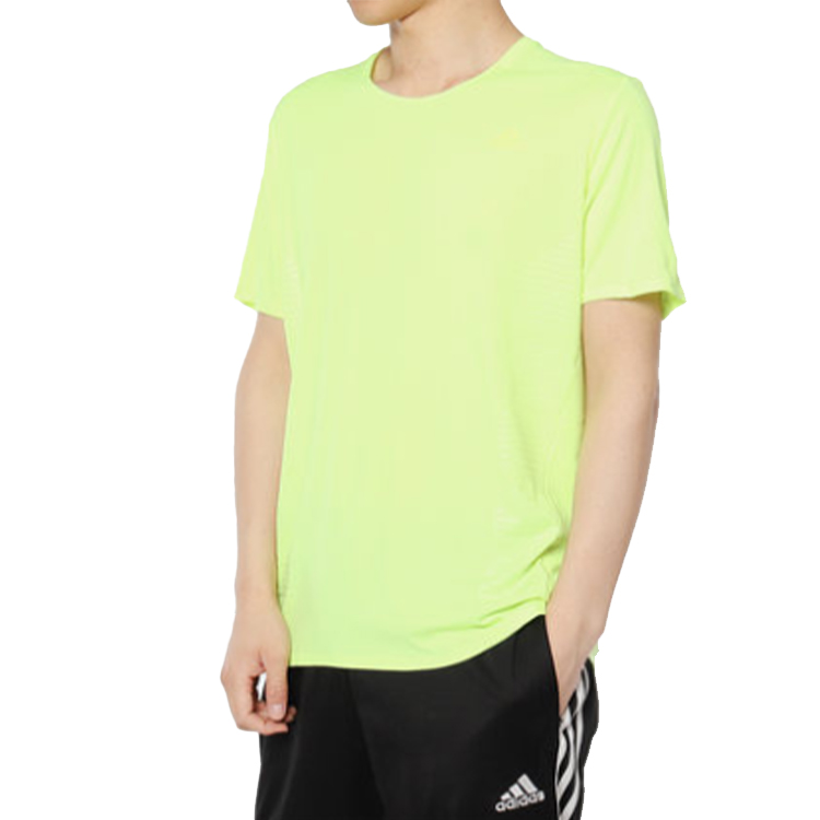 Мужская футболка adidas logoT (салатовый) — фото 6