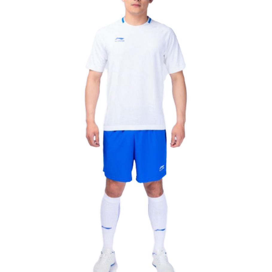 Li Ning Soccer Jersey Sets Men’s Standard White/Sky Blue Moderate
