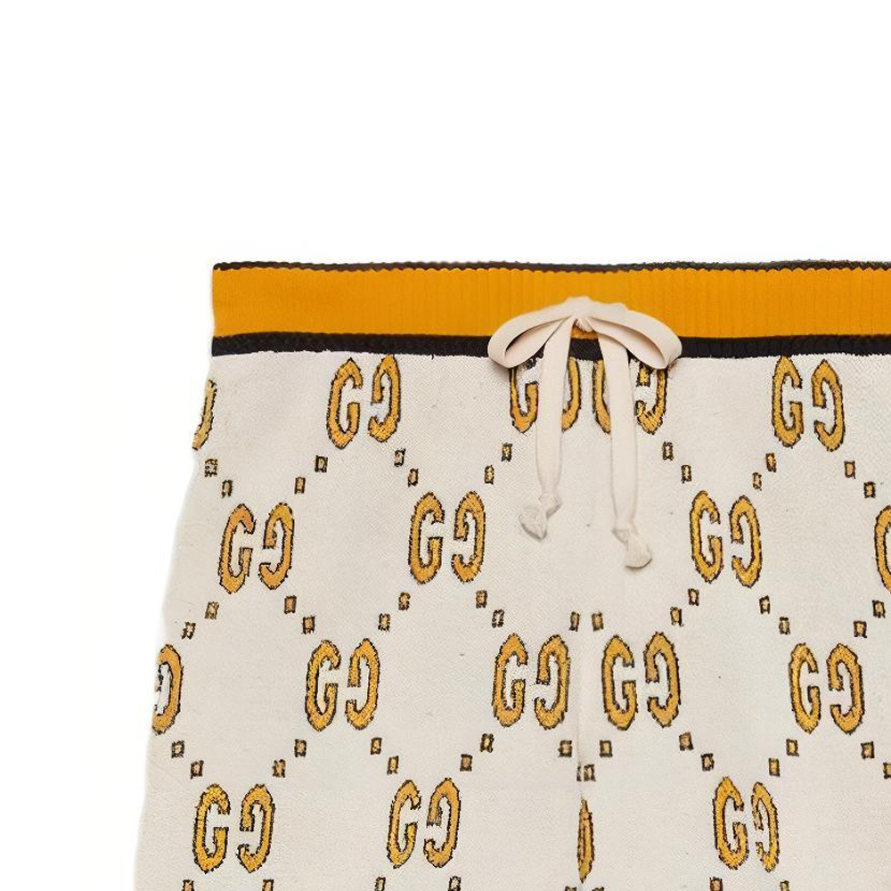 Мужские шорты Gucci (желтые) — фото 5